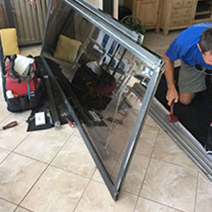 sliding glass door frame repair Healdsburg